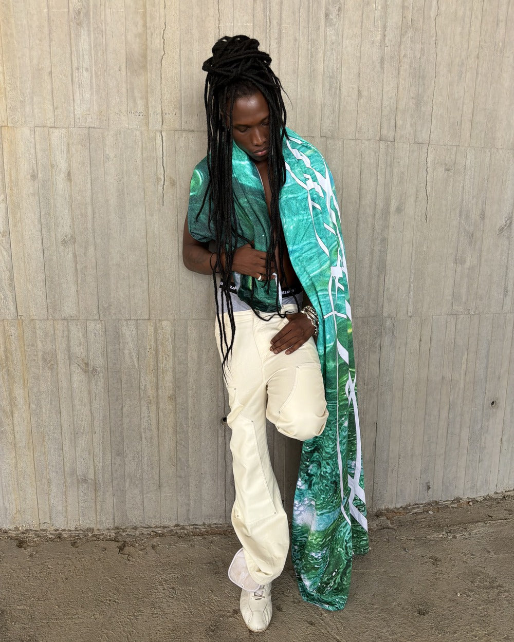 CRACKLE V5 PANTS OFF-WHITE