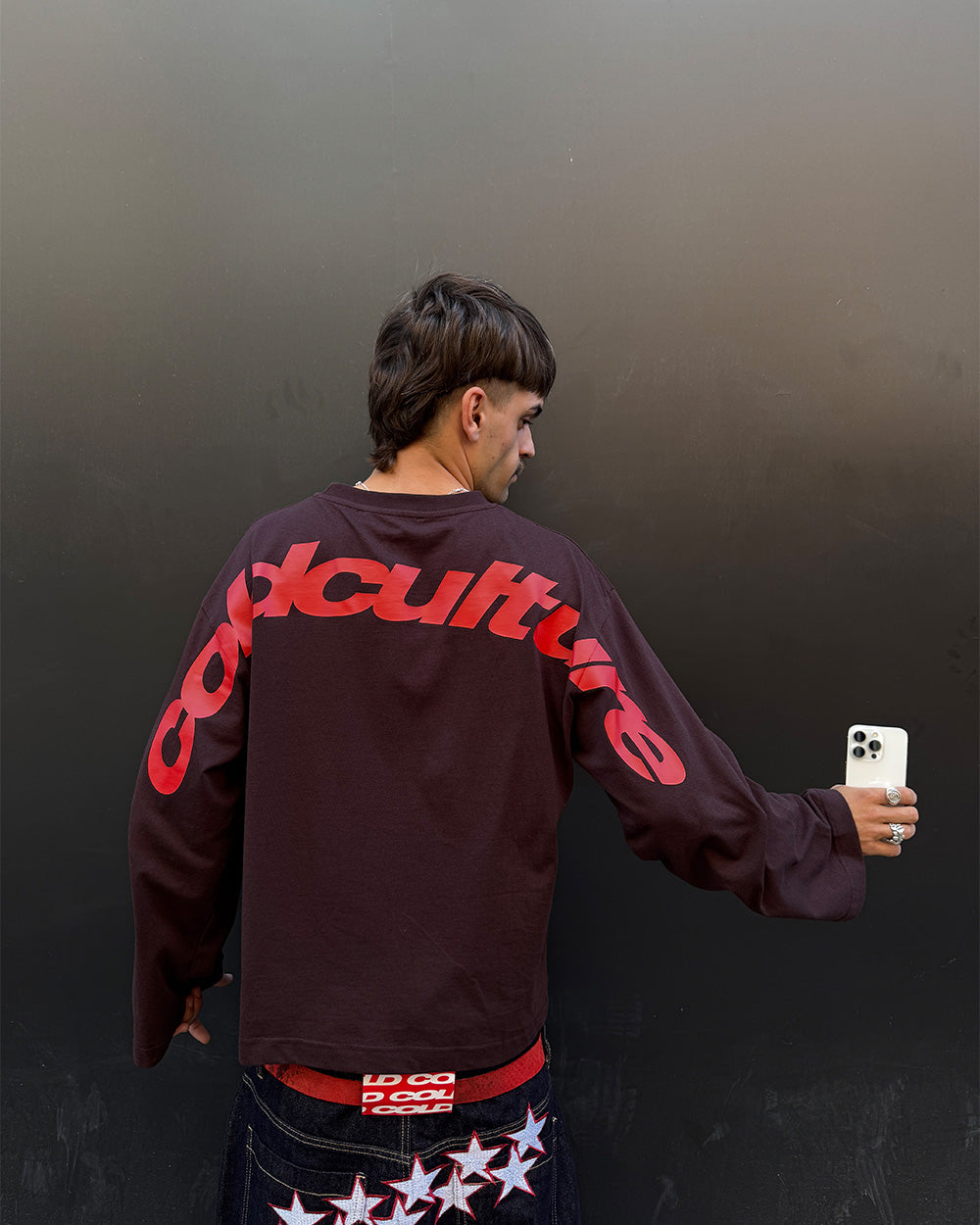 CURVED LONGSLEEVE BROWN