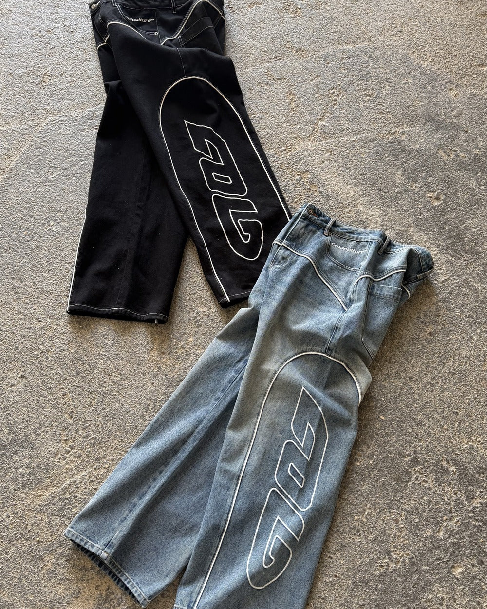 ROLLER V2 DENIM PANTS BLACK