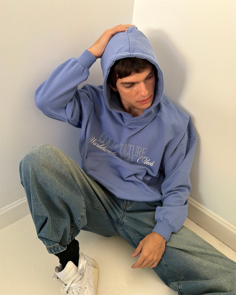 SHOT HOODIE BLUE - Cold Culture