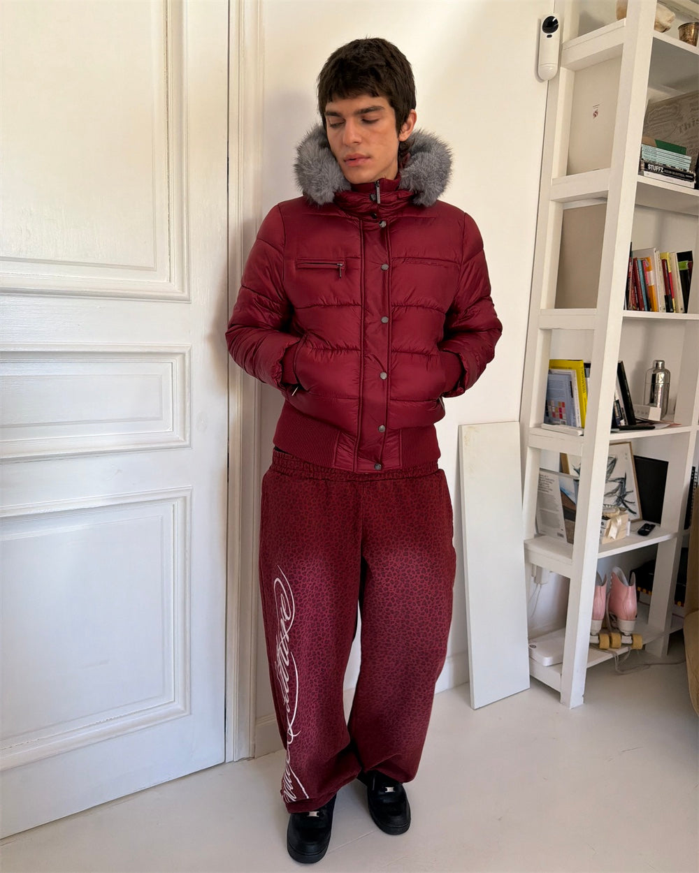 NIGHTHUNT SWEATPANTS RED - Cold Culture