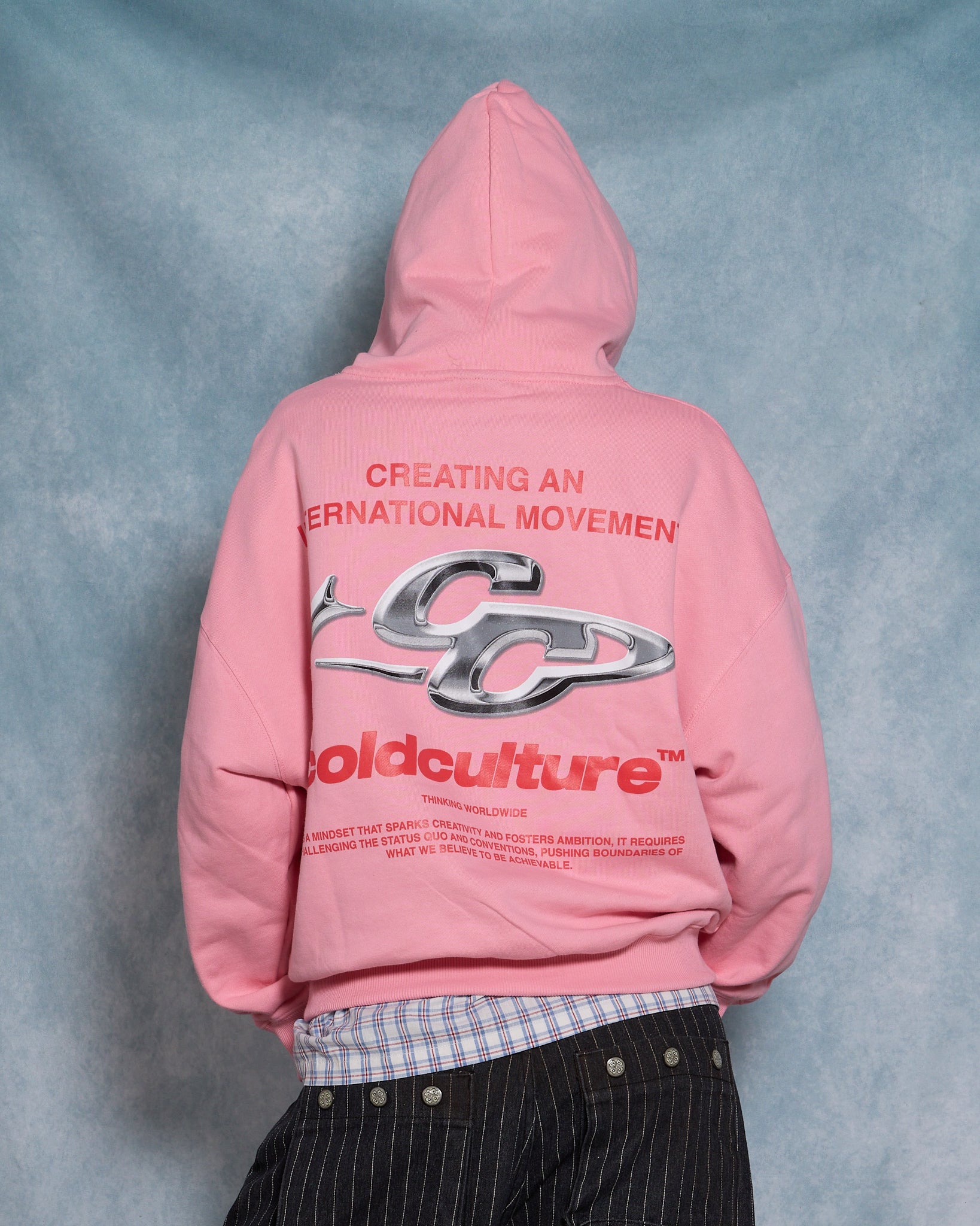 SPARKLY HOODIE PINK