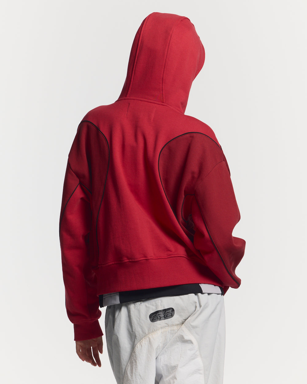 RUSH ZIPPER HOODIE RED