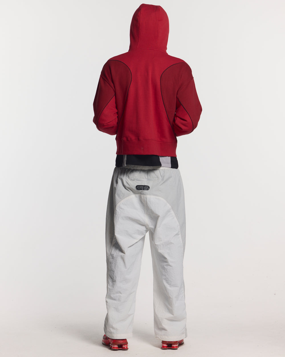 RUSH ZIPPER HOODIE RED