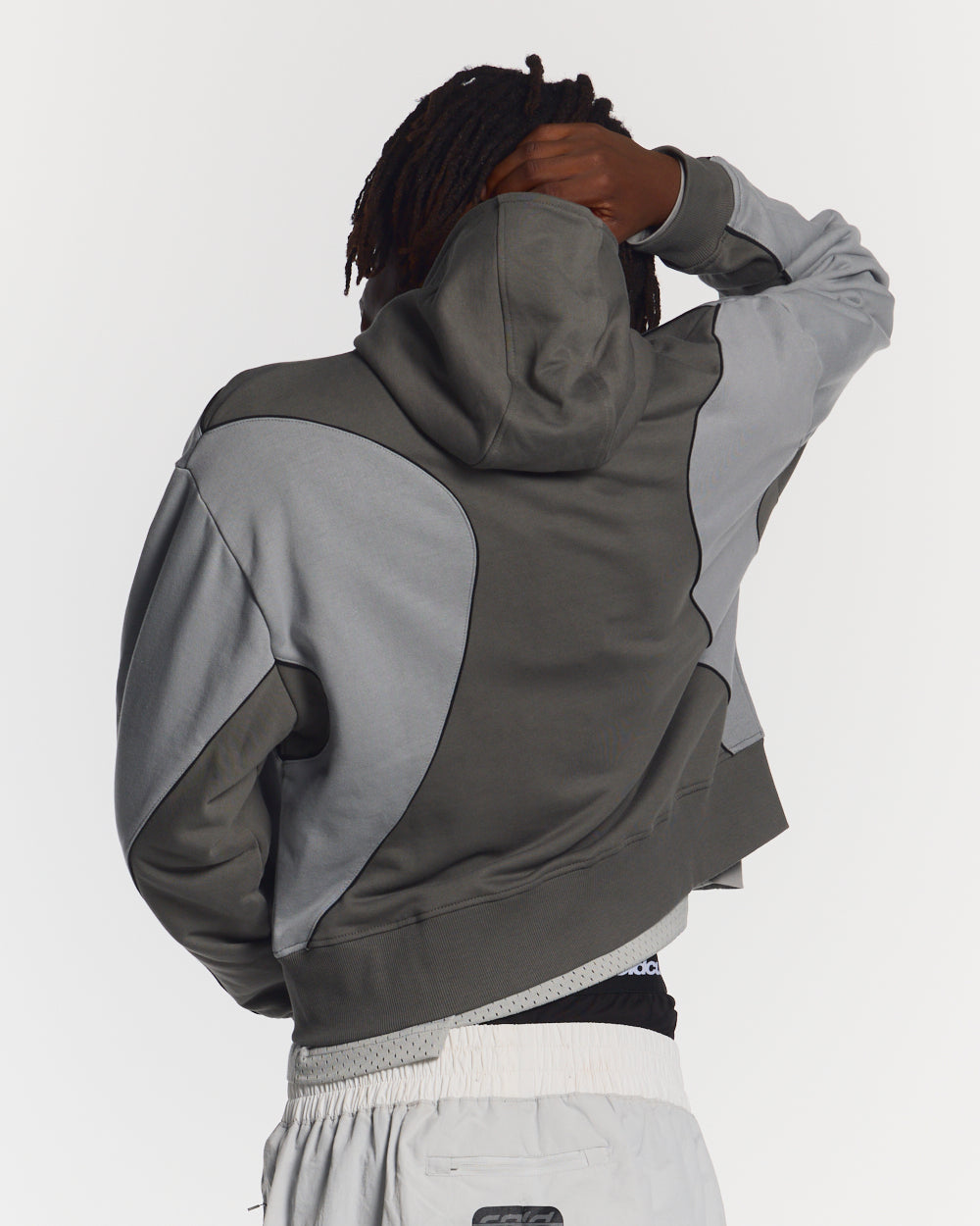 RUSH ZIPPER HOODIE GREY