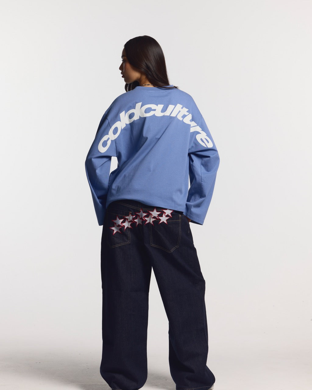 CURVED LONGSLEEVE BLUE