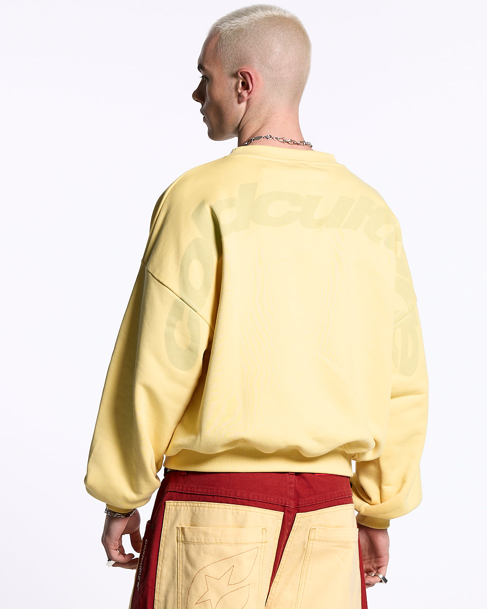 CURVED CREWNECK YELLOW
