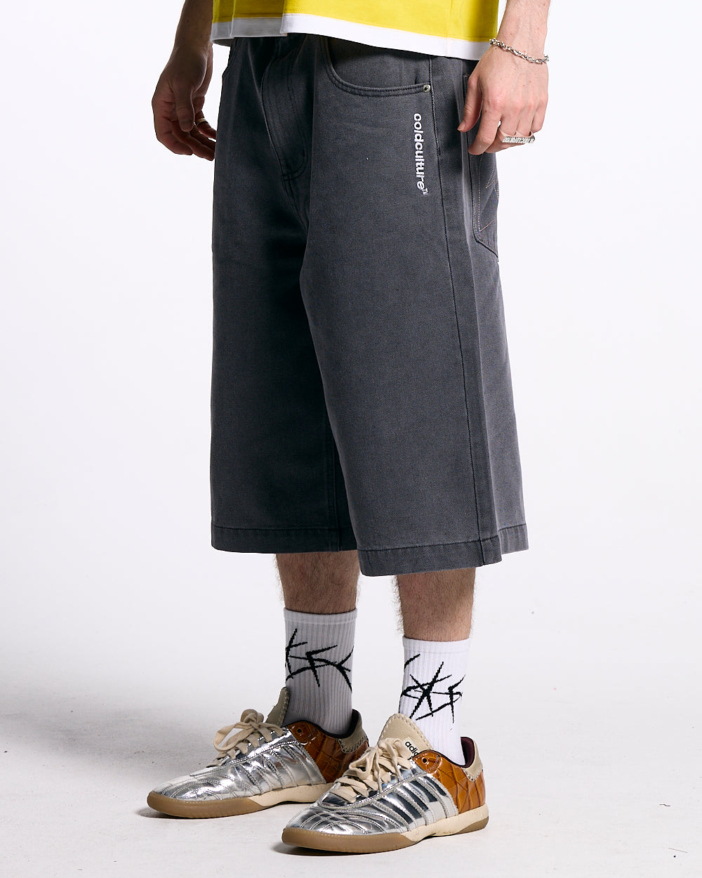 FROSTED JORTS ORCHID GREY