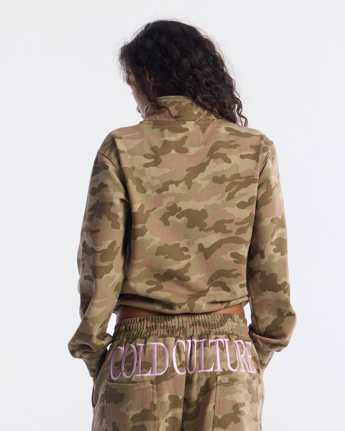 CAMO CLUB ZIP HOODIE CAMO - Cold Culture #woman