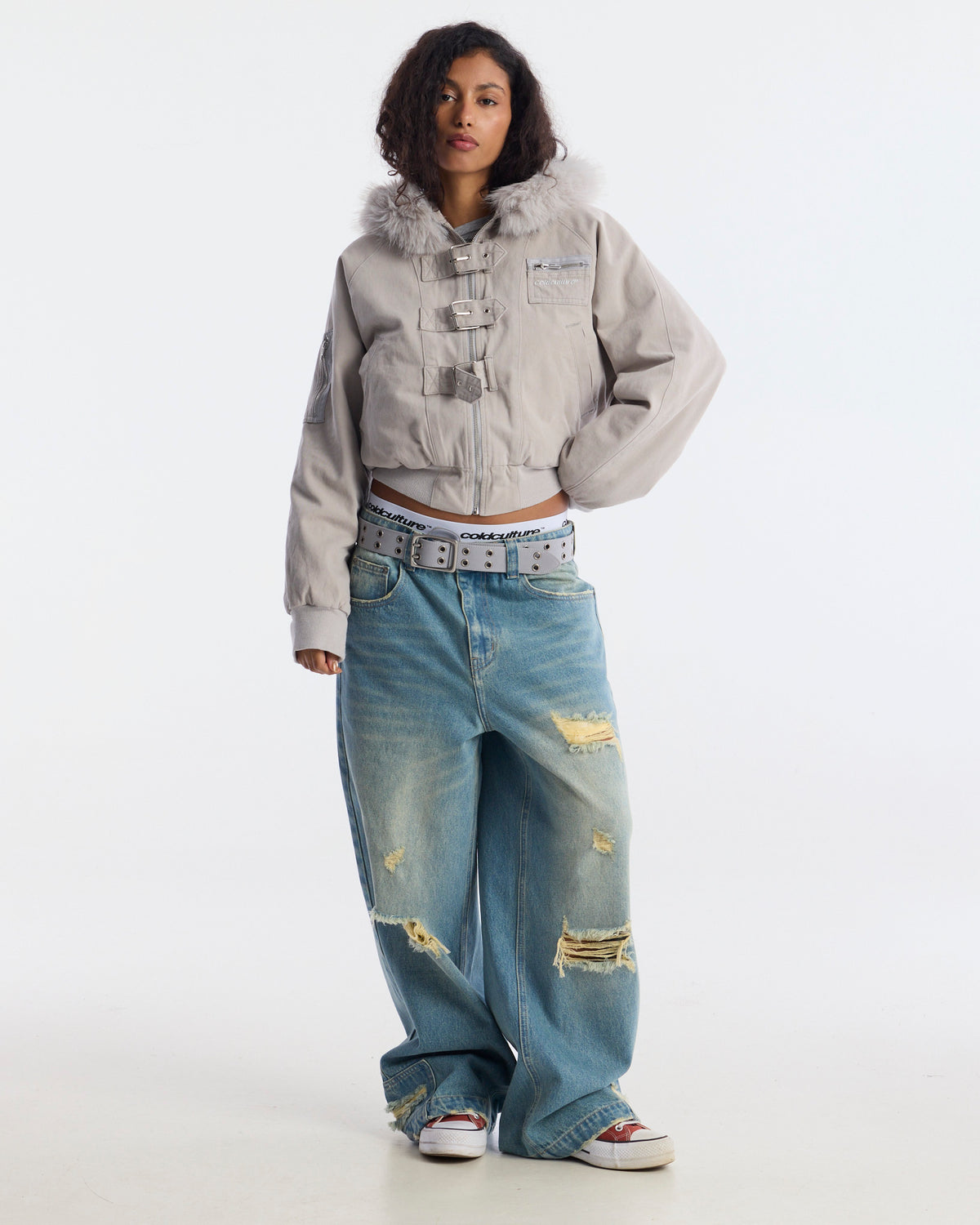 SHACKLE BOMBER OFF WHITE
