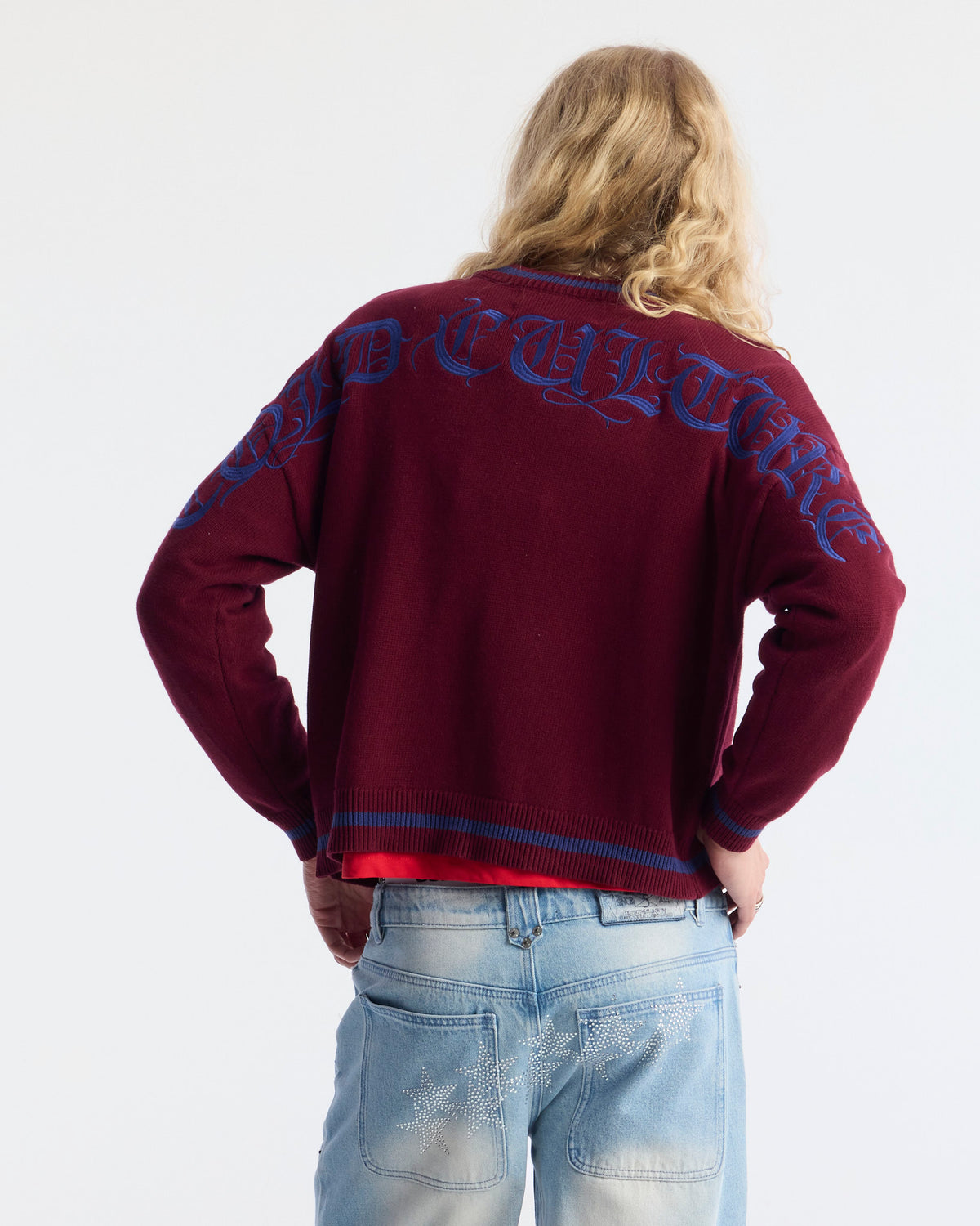ARCHIVE GOTHIC KNIT RED
