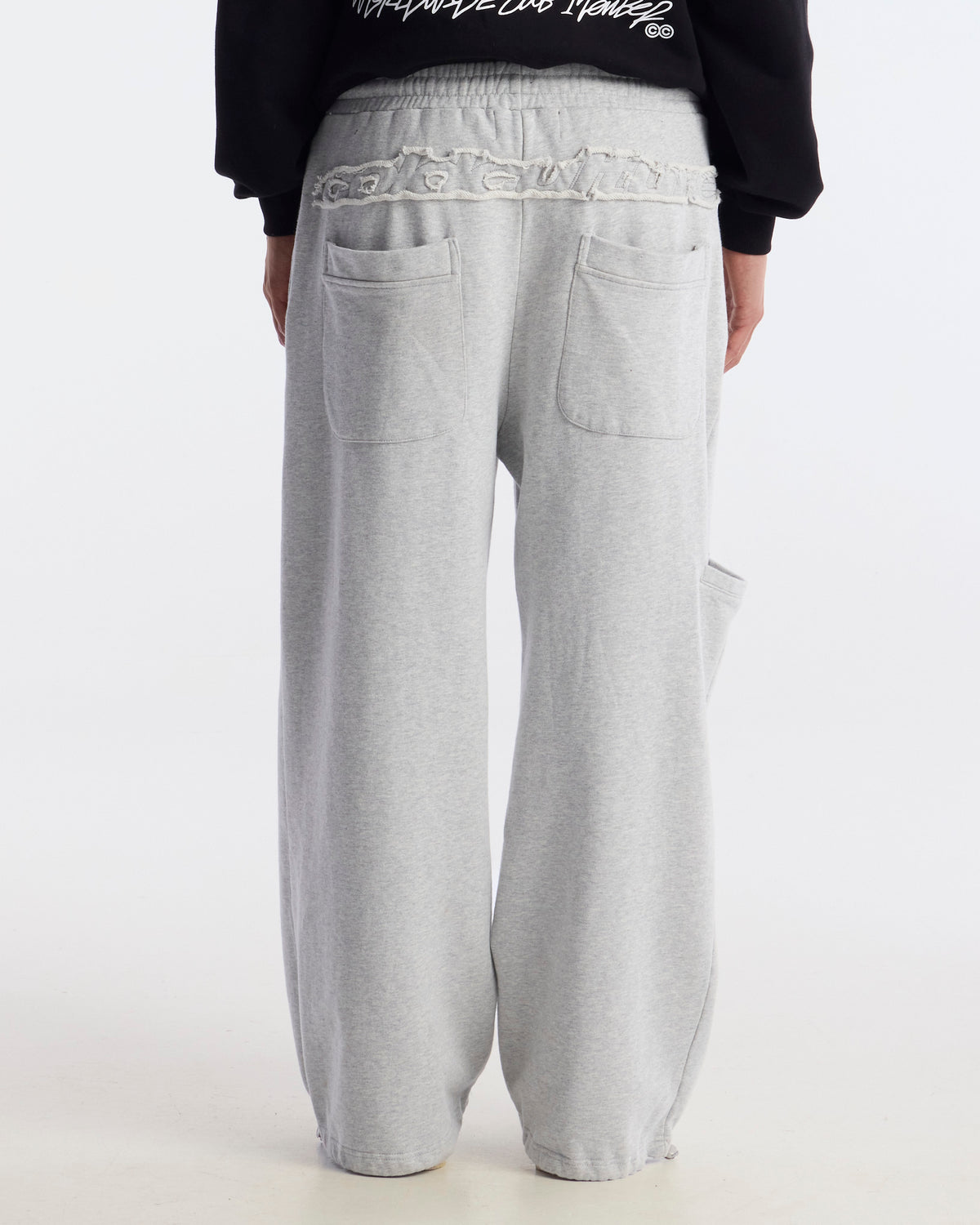 DISTRESS SWEATPANTS HEATHER GREY