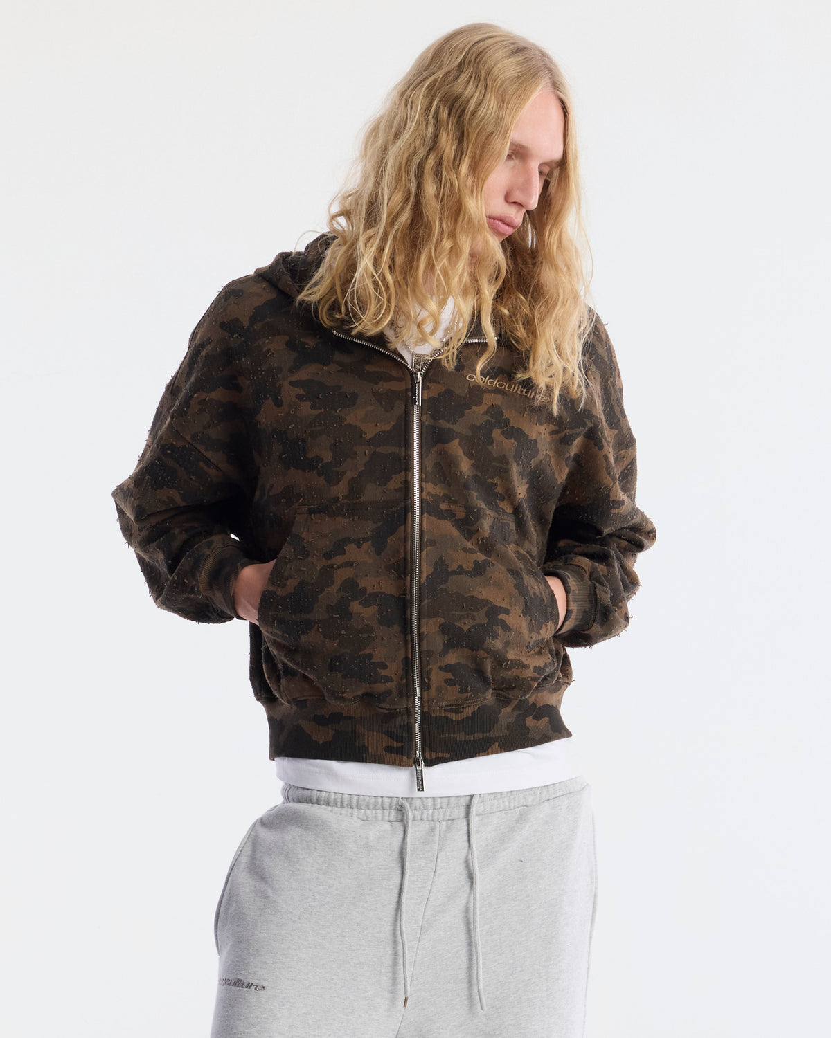 LEAD ZIP HOODIE CAMO