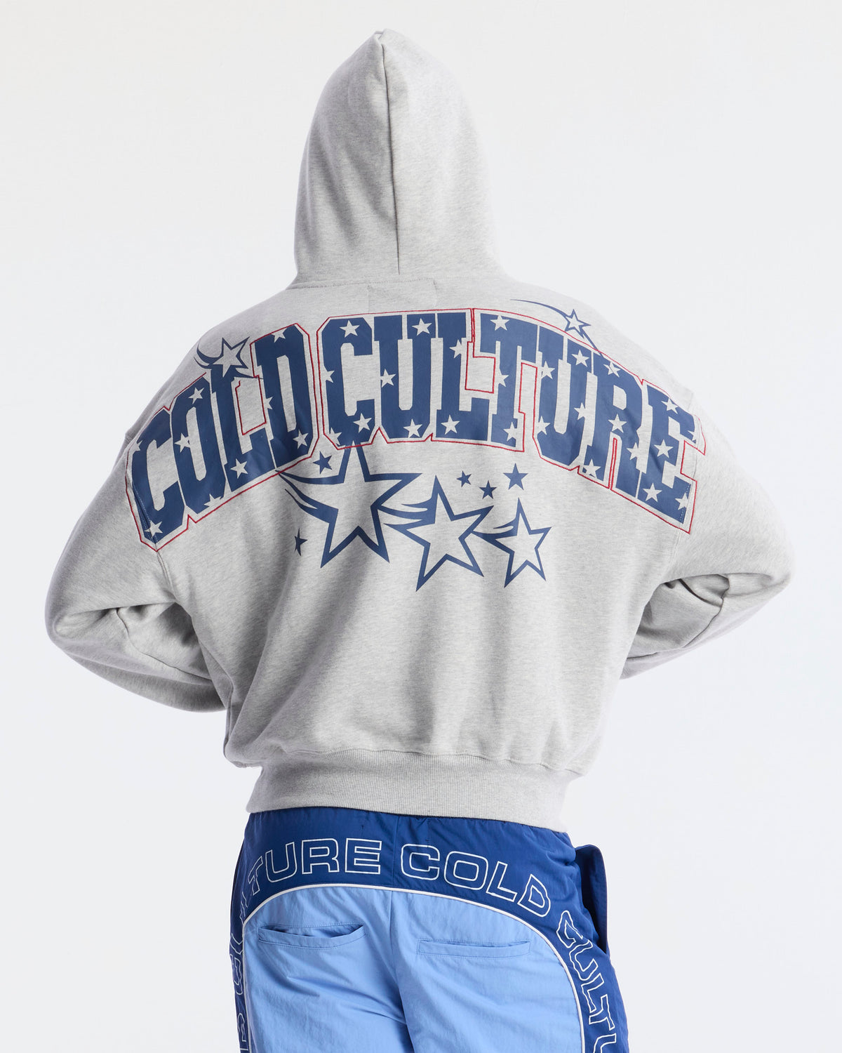 FOURTH OF JULY HOODIE HEATHER GREY