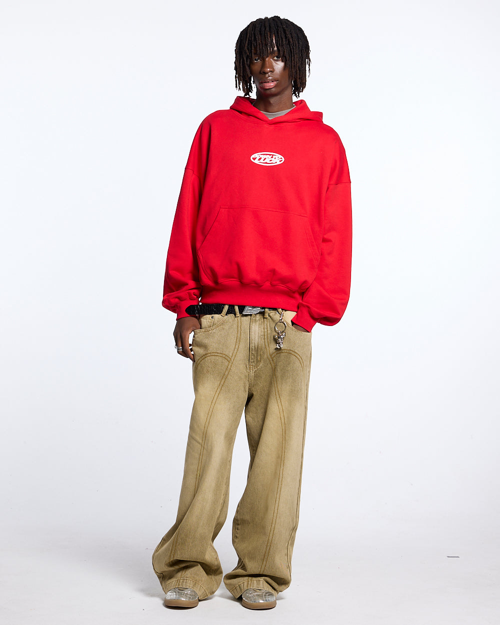 DOWN TO LUCK HOODIE RED