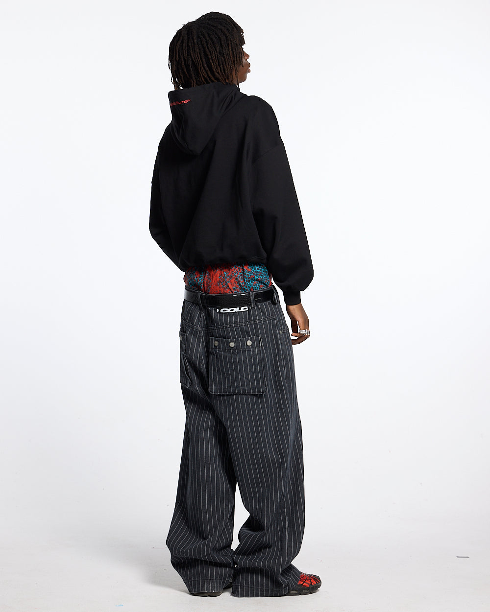 STARS HOODIE BLACK & RED