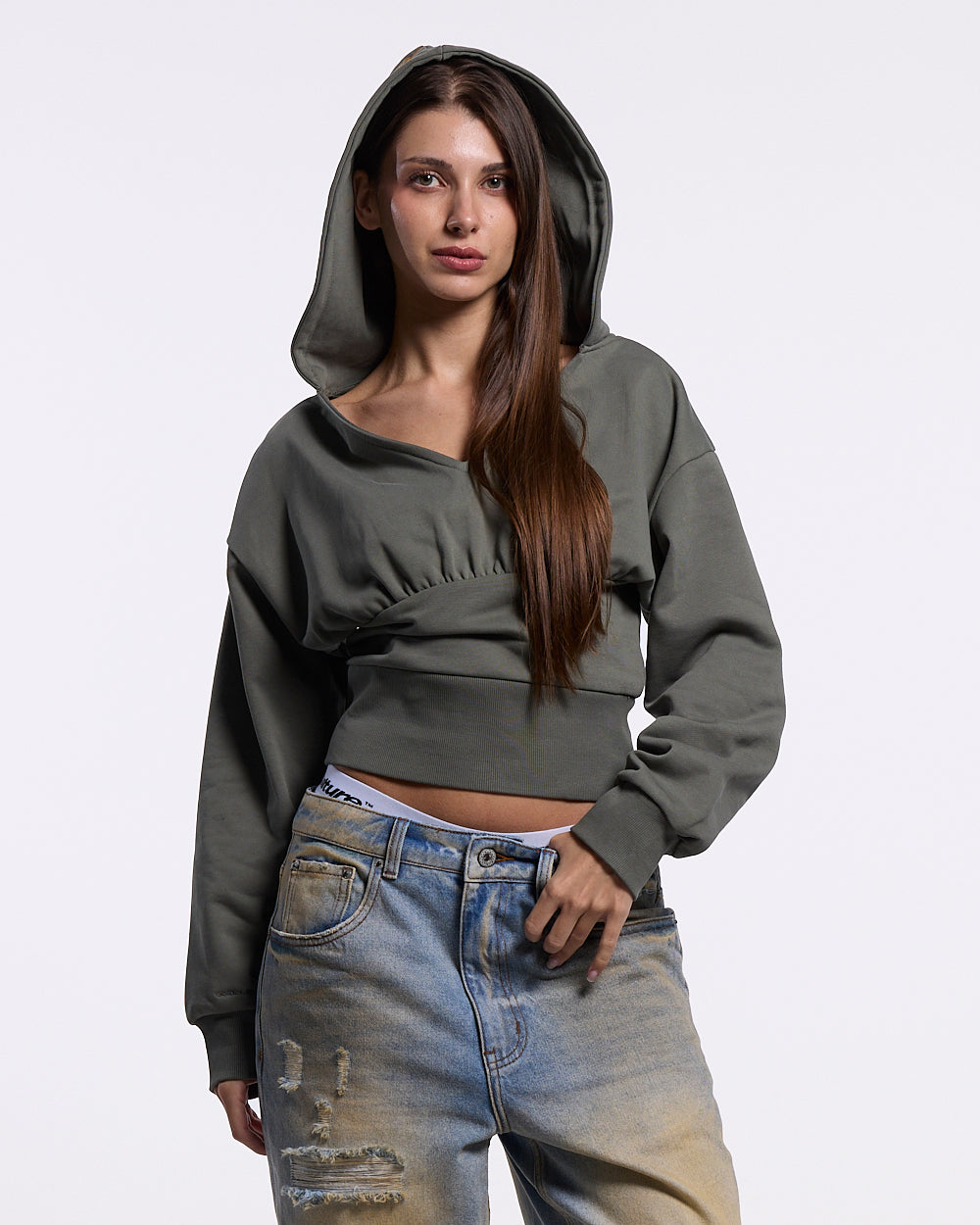 SLUGGER HOODIE MILITARY GREEN