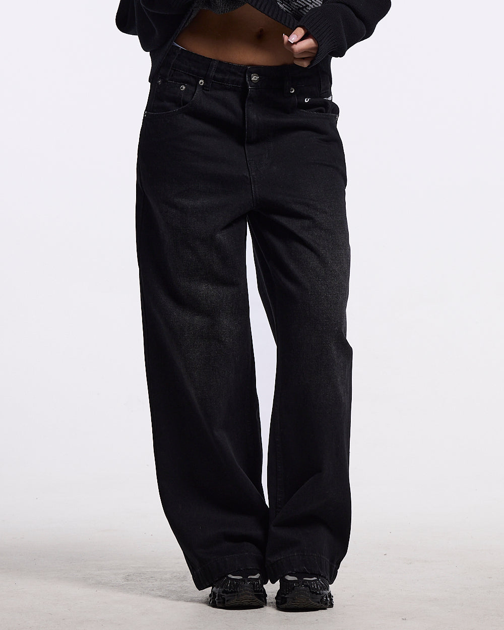 STARS V2 PANTS BLACK DENIM WASH