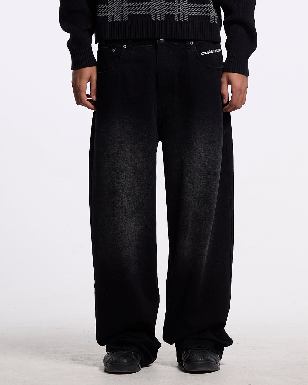 STARS V2 PANTS BLACK DENIM WASH