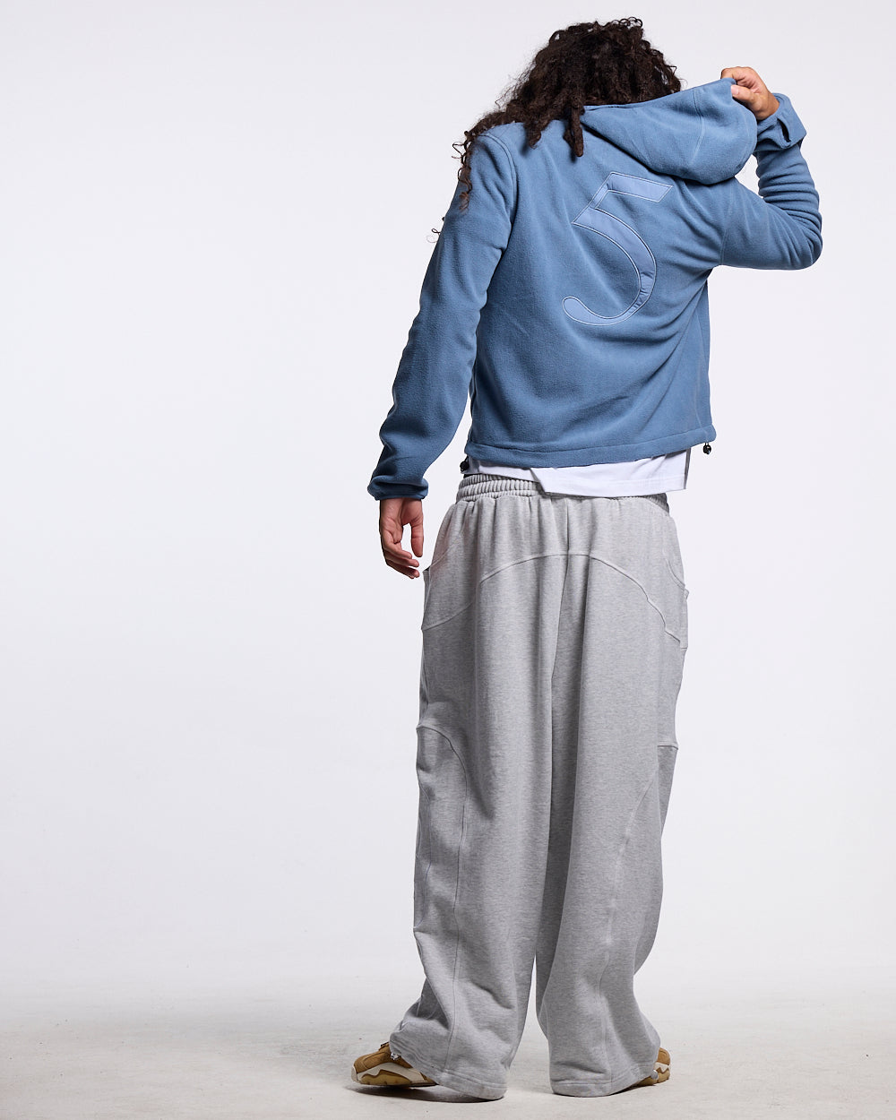 SHADOW FLEECE LIGHT BLUE
