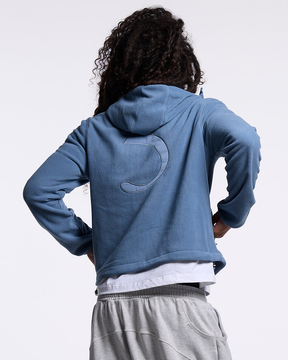 SHADOW FLEECE LIGHT BLUE