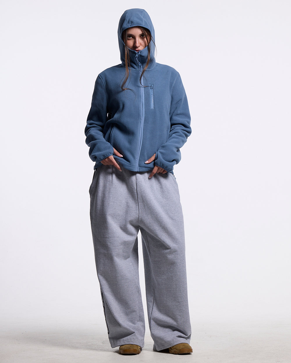 SHADOW FLEECE LIGHT BLUE