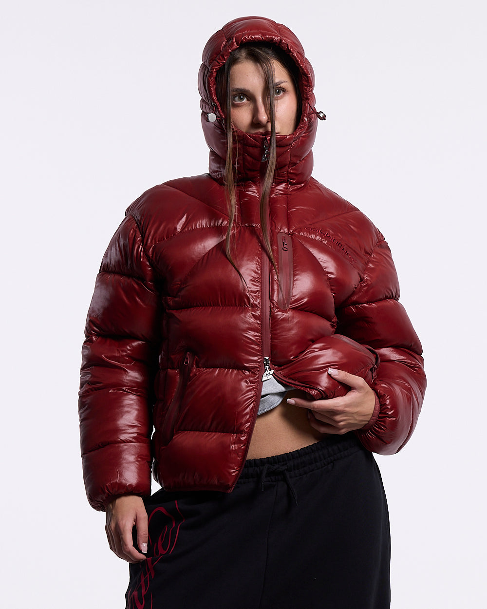 CLOUD ARMOUR PUFFER BURGUNDY