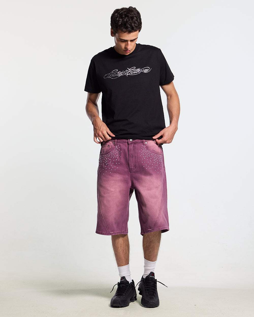 SPARK SHORTS BURGUNDY