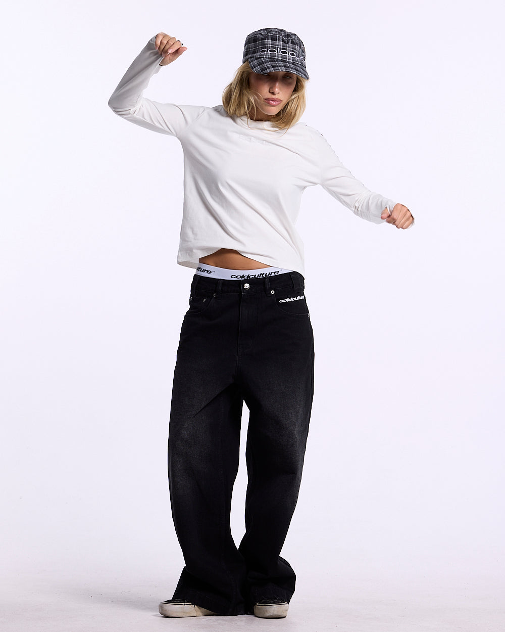 GEAR-LINK HOODIE LONGSLEEVE OFF-WHITE - Cold Culture #woman