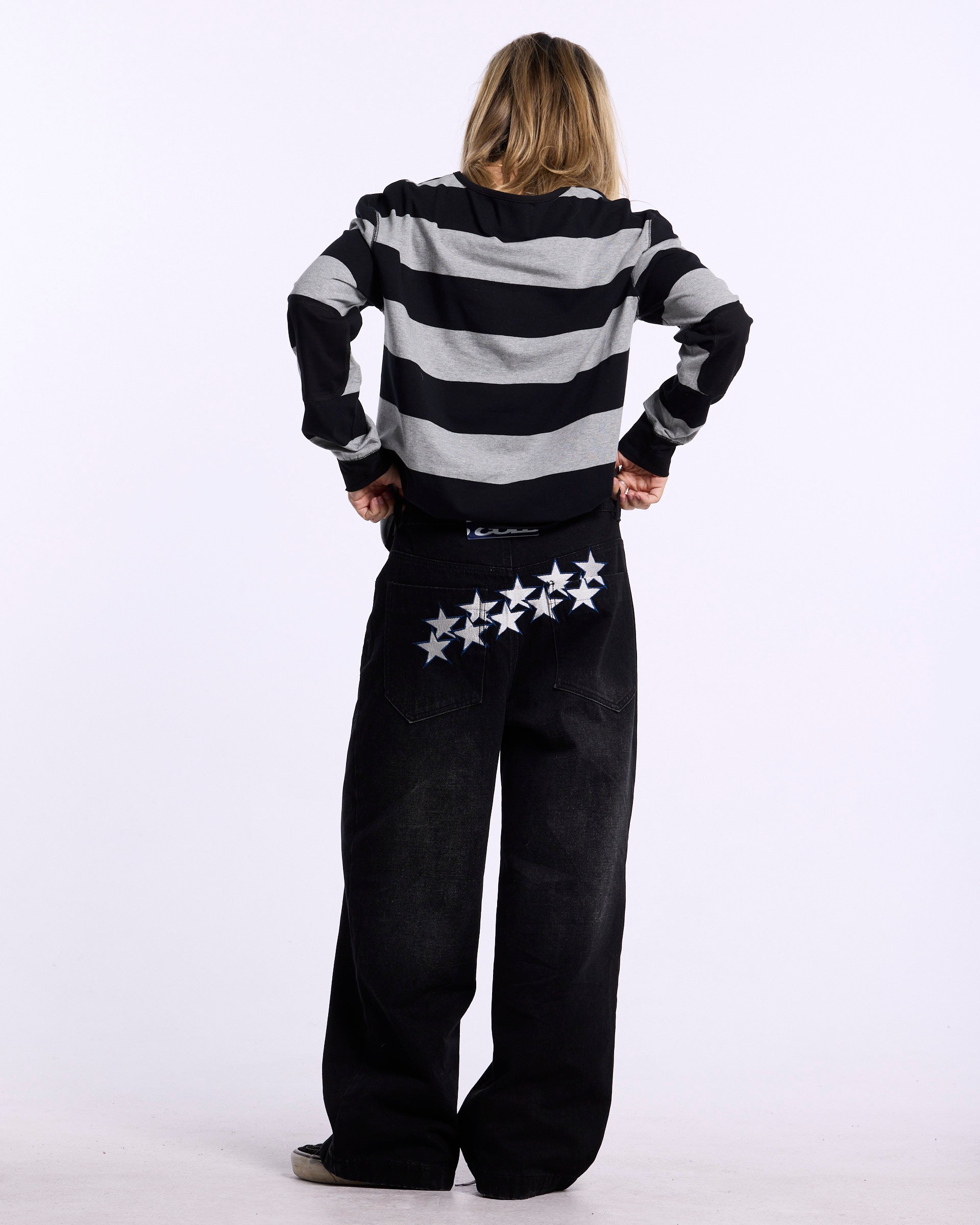 DOCKSIDE TEE GREY STRIPES - Cold Culture #woman