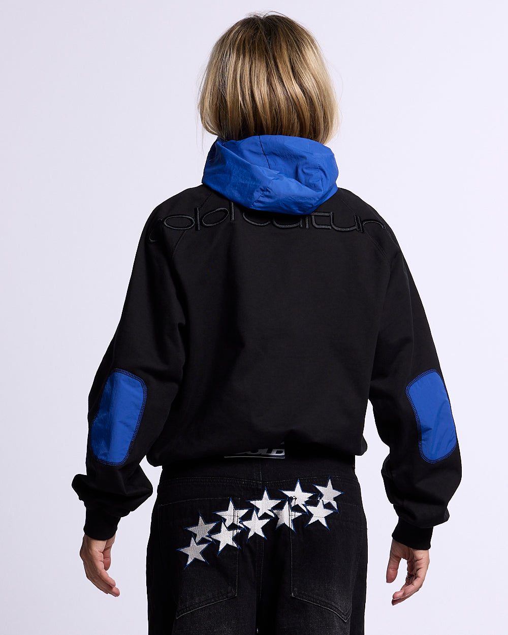 INTERCEPT CREWNECK BLACK AND NAVY - Cold Culture #woman