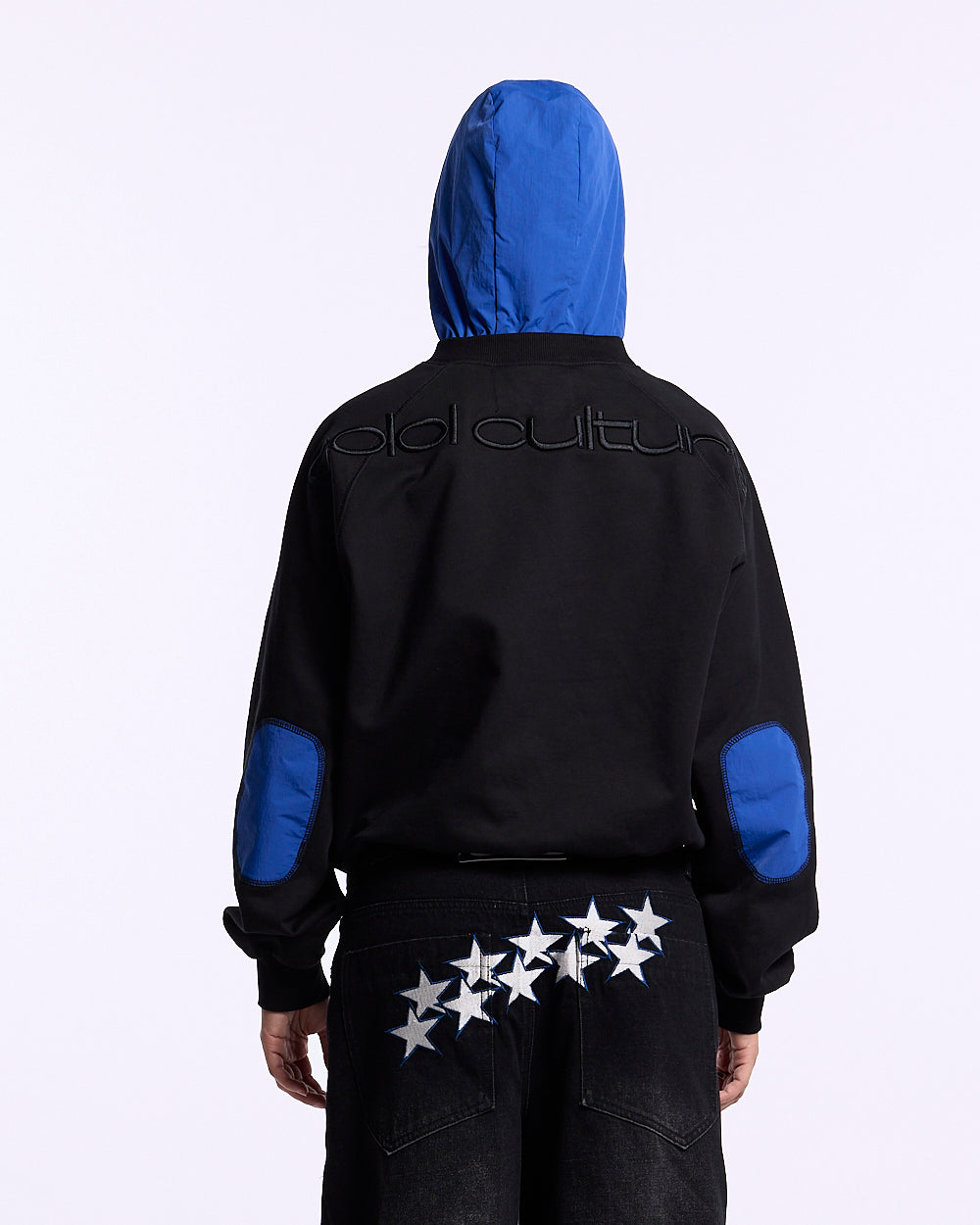 INTERCEPT CREWNECK BLACK AND NAVY