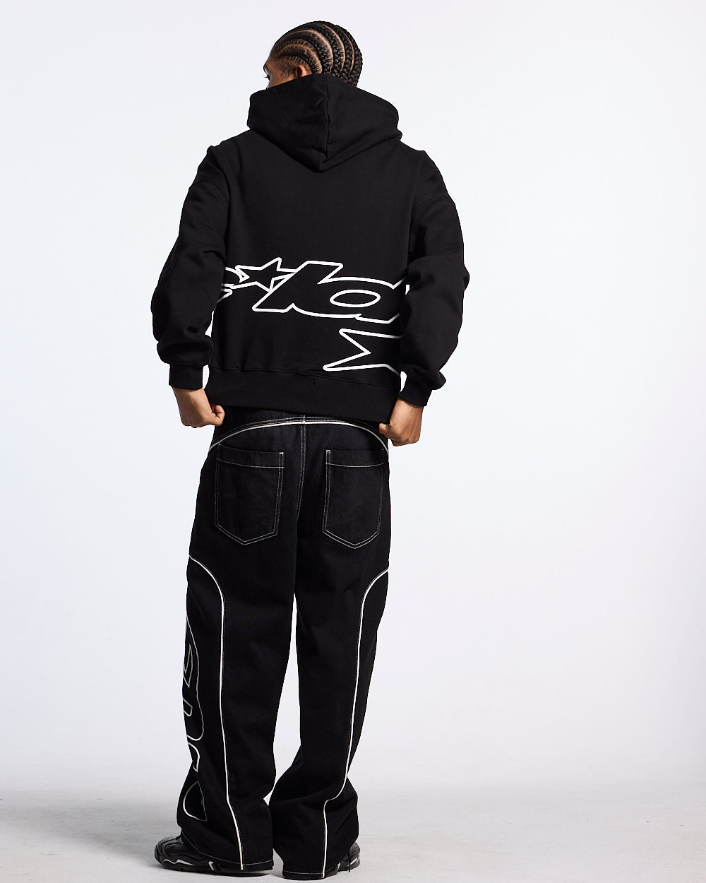 ROLLER V2 DENIM PANTS BLACK