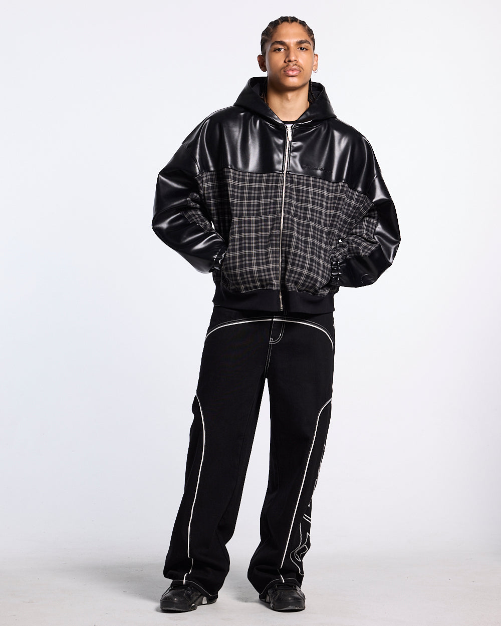 ROLLER V2 DENIM PANTS BLACK