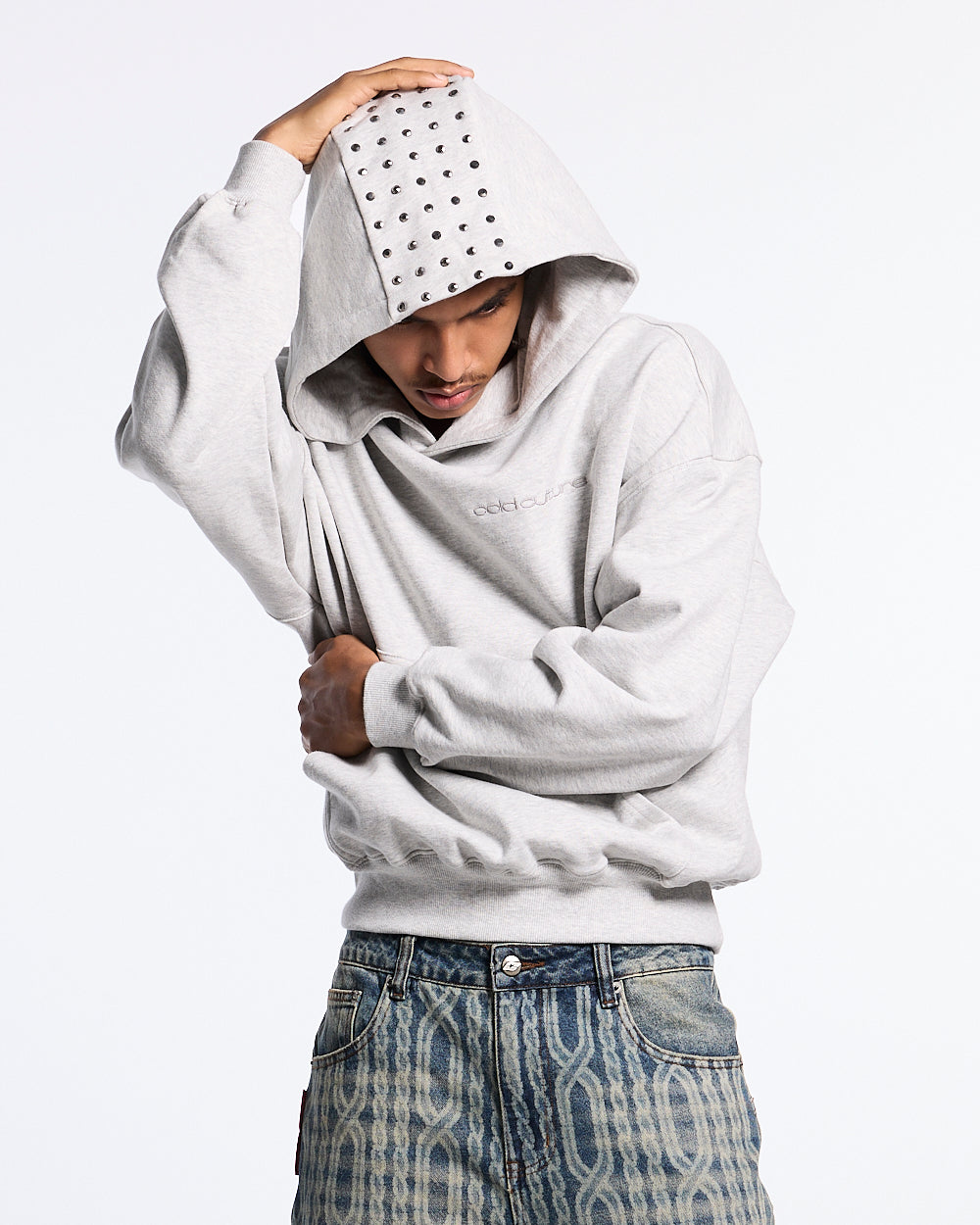 GEAR-LINK HOODIE HEATHER GREY