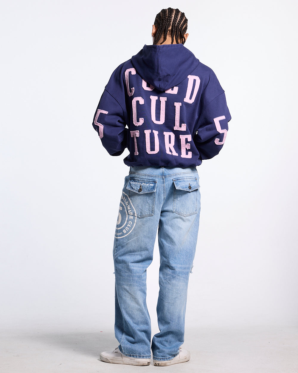 OVERTAKE HOODIE NAVY