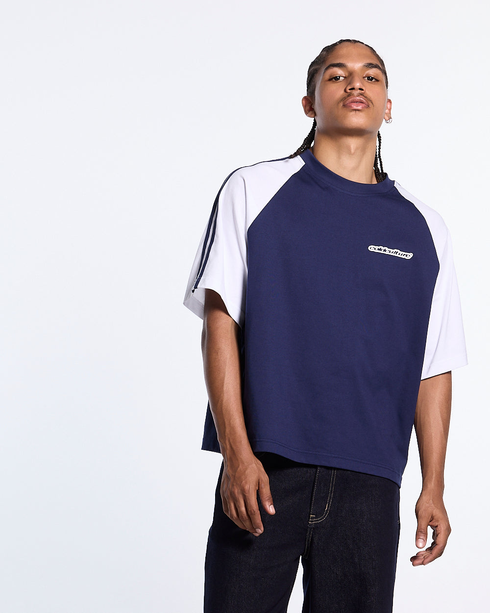 COMBO TEE NAVY