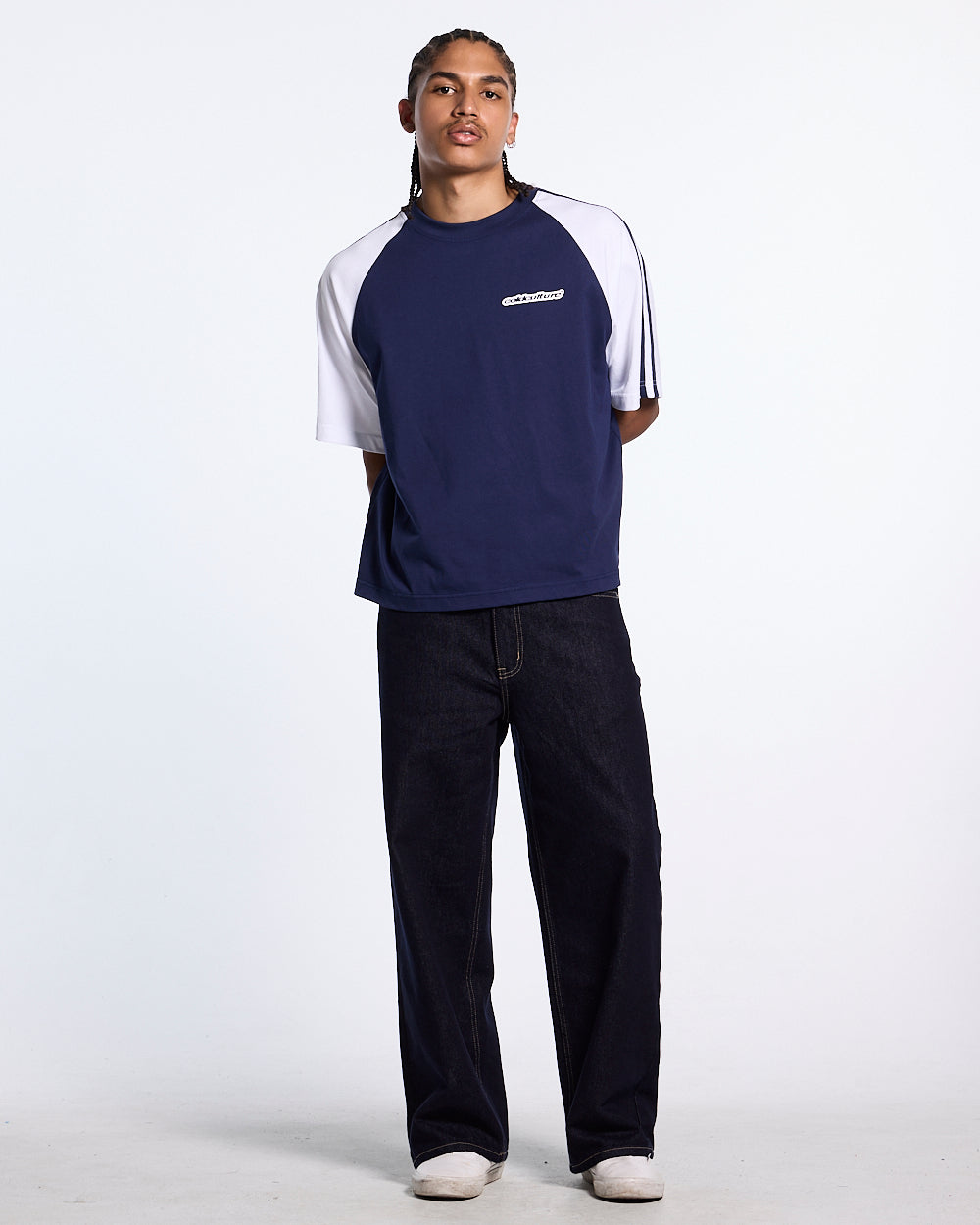 COMBO TEE NAVY