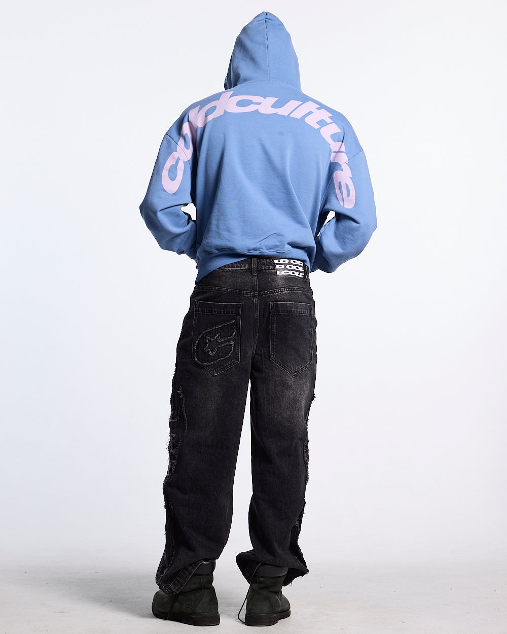 CURVED HOODIE NEW BLUE