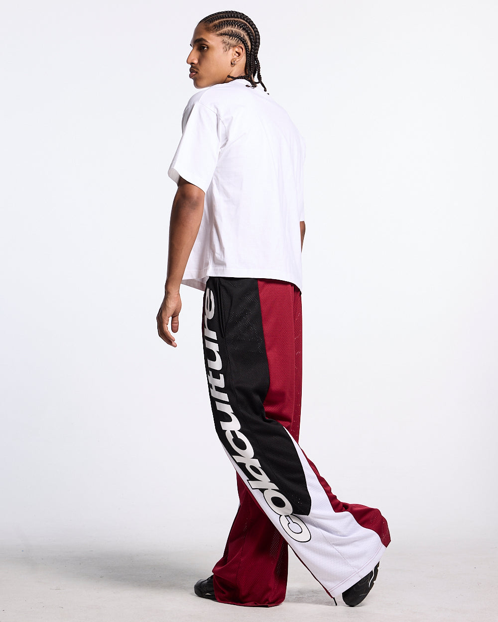 DECALS PANTS BURGUNDY