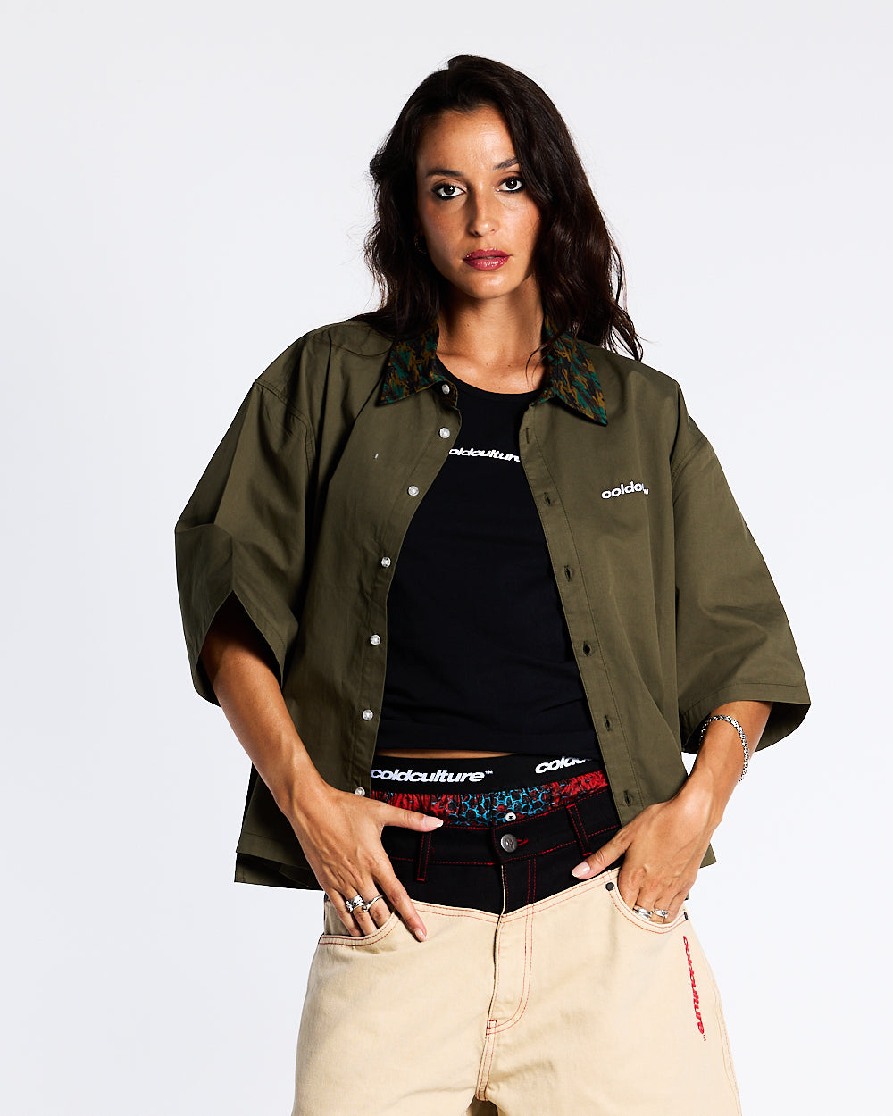 TERRA SHIRT CAPER GREEN