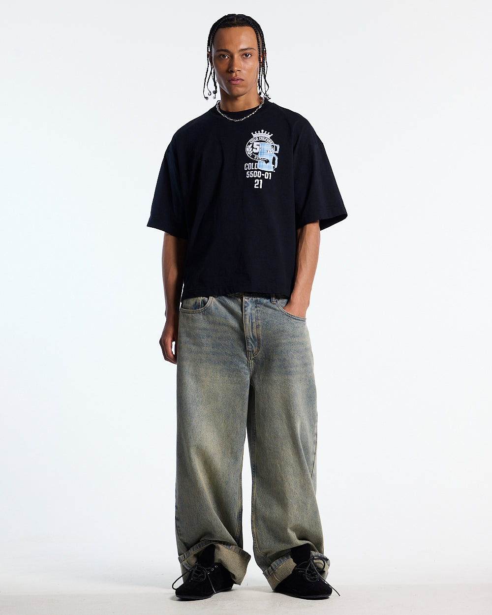 BOARDING TEE BLACK