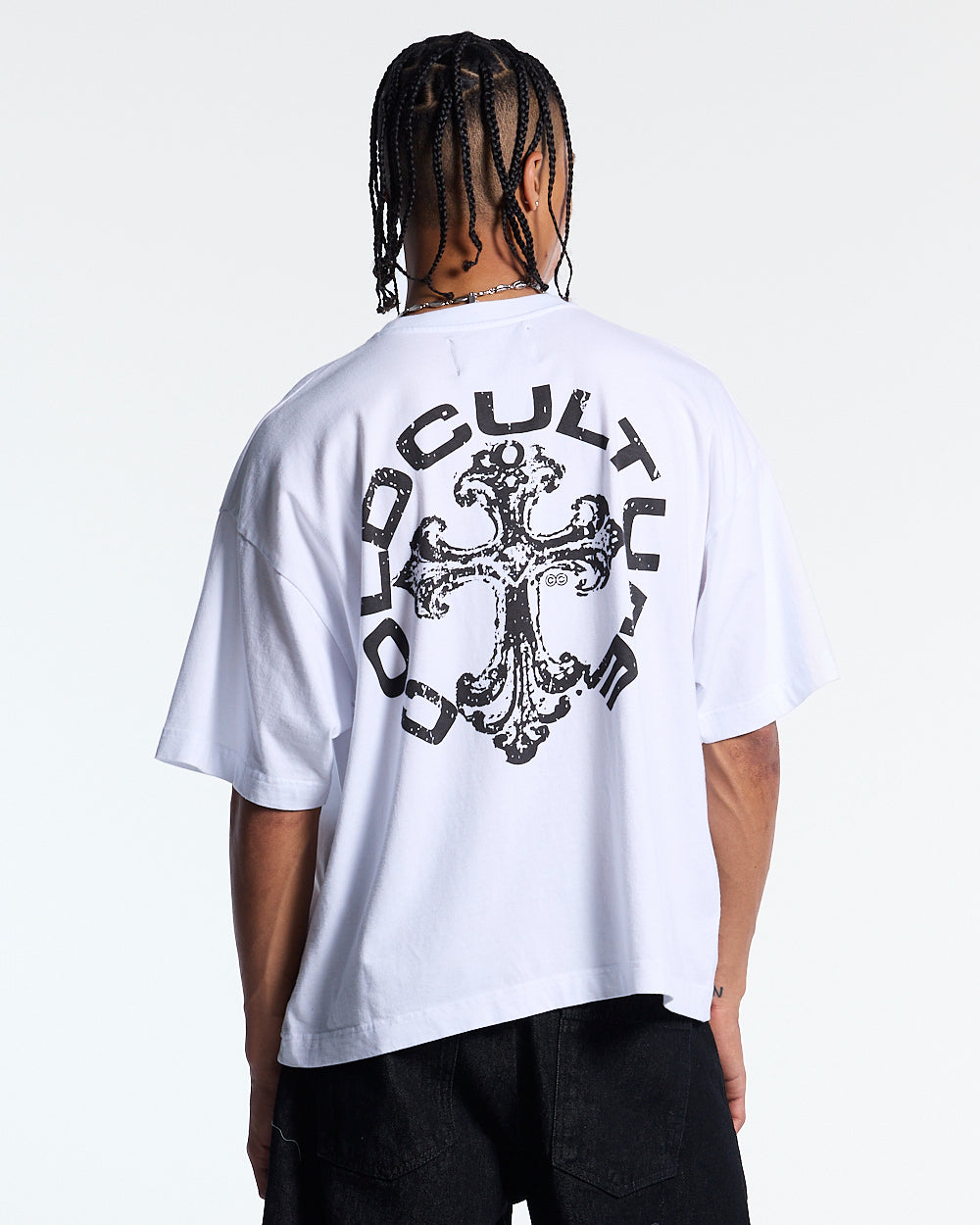 DISCHARGE TEE WHITE