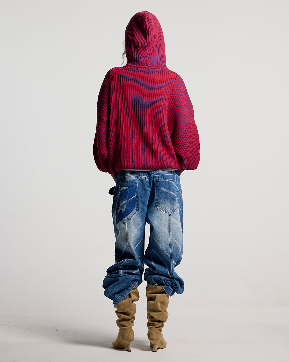VIBE JUNCTION KNIT BLUE & RED