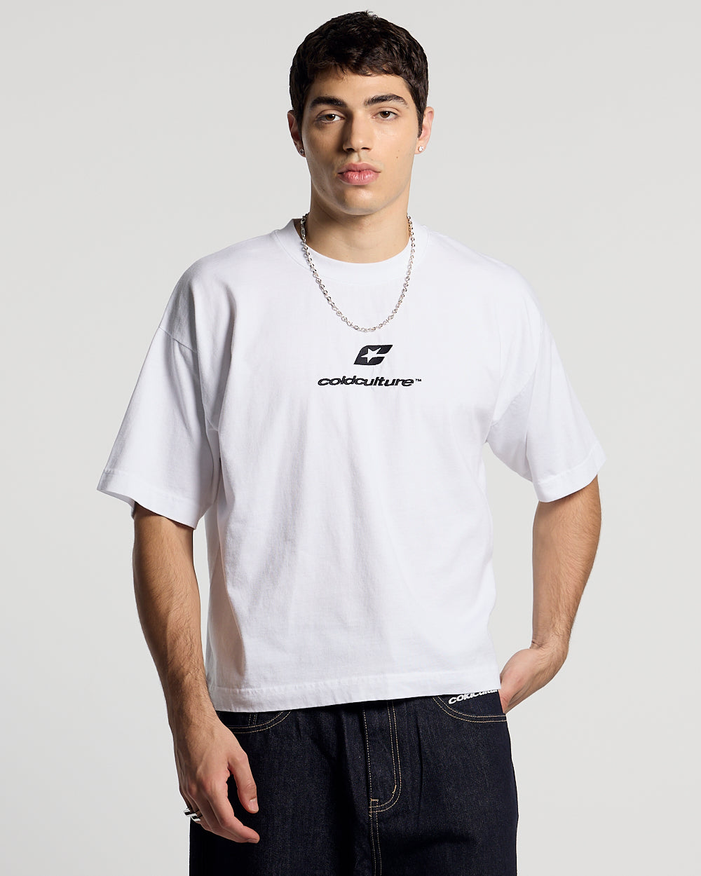 CURVED TEE WHITE