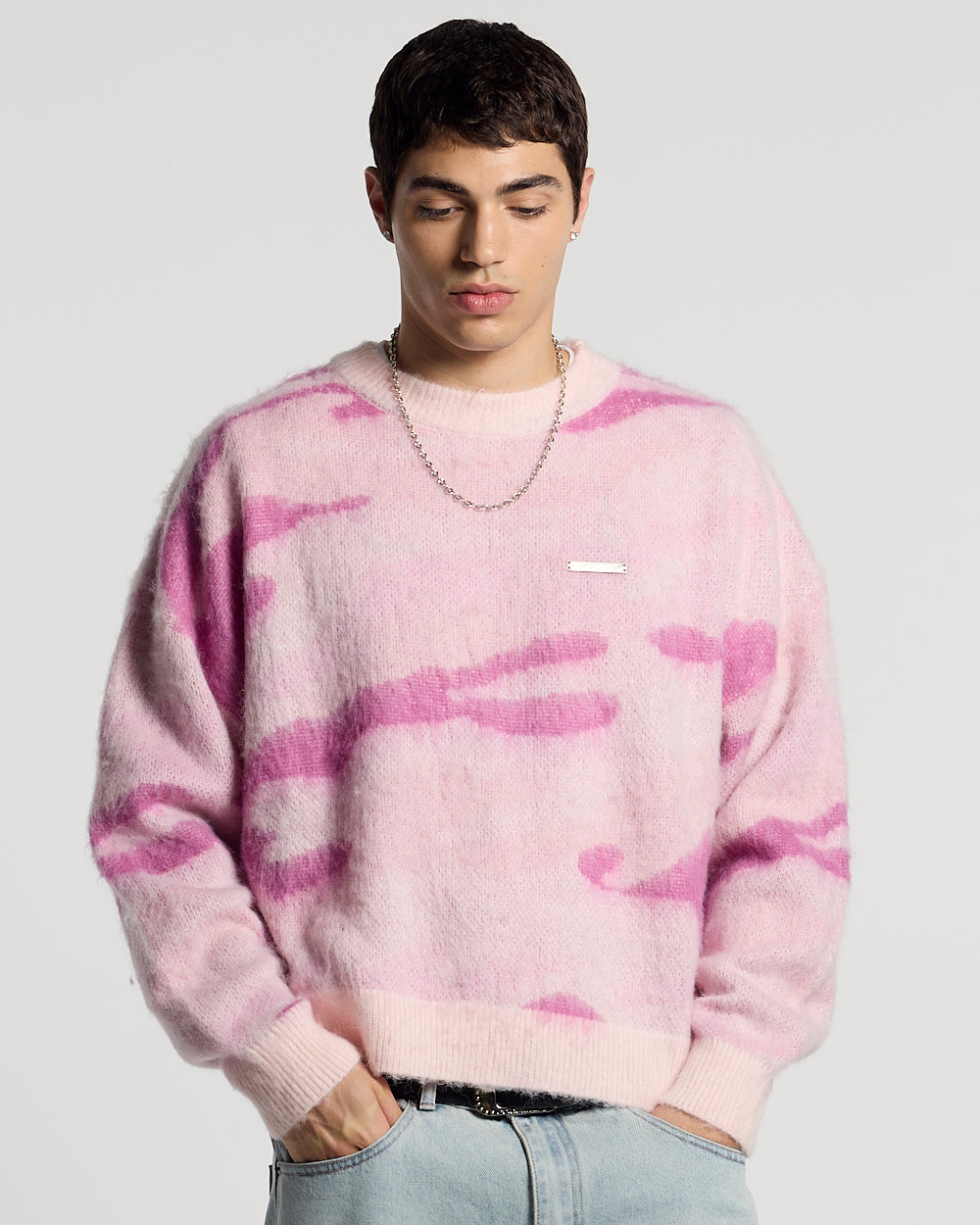 CAMO KNITWEAR PINK