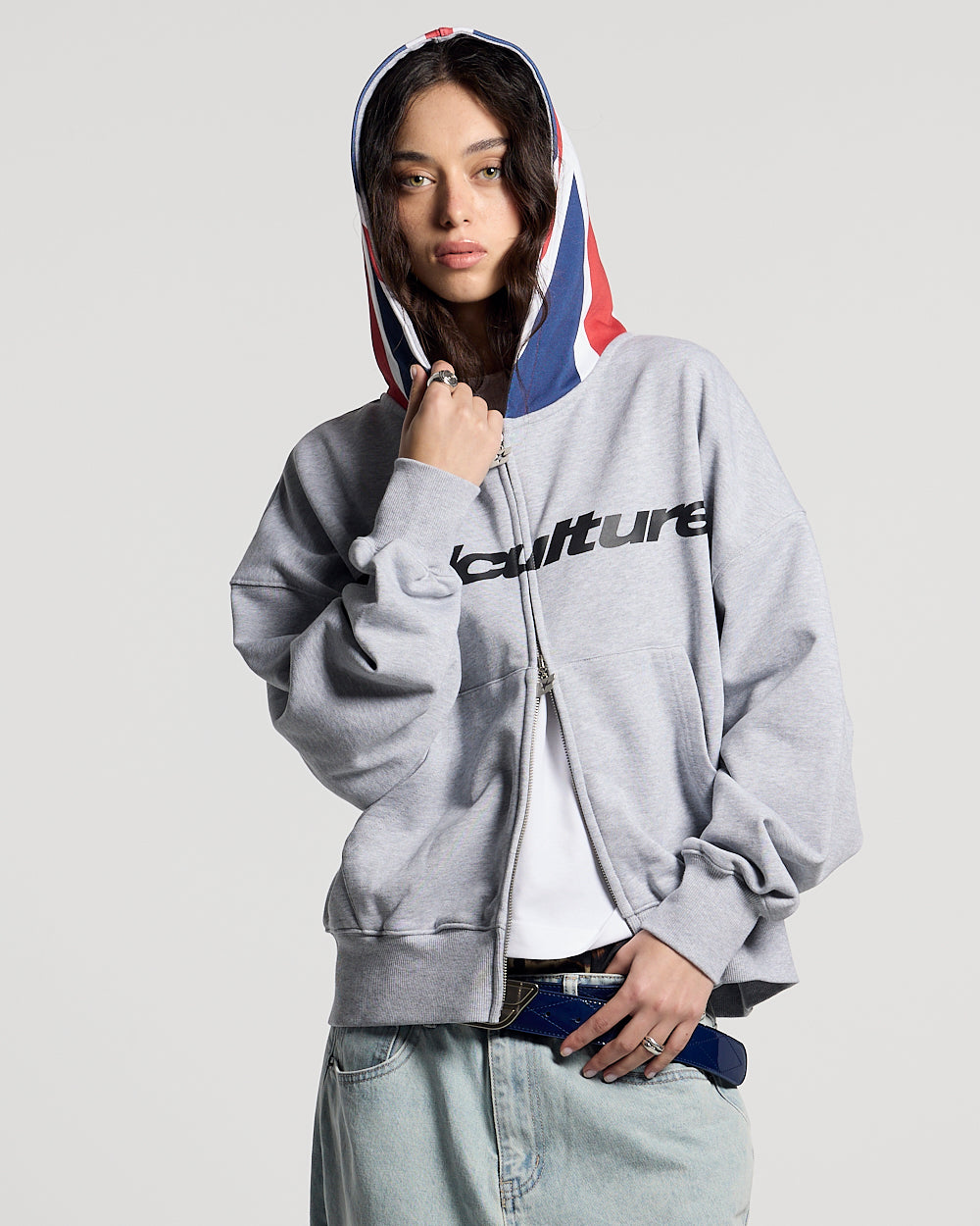 CHEERS ZIPPER ASH GREY