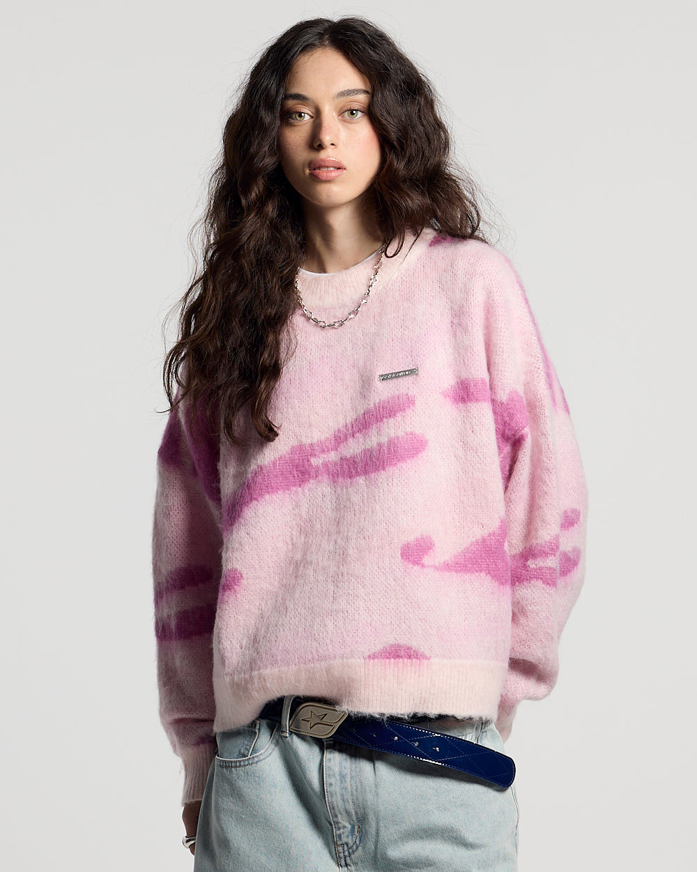 CAMO KNITWEAR PINK