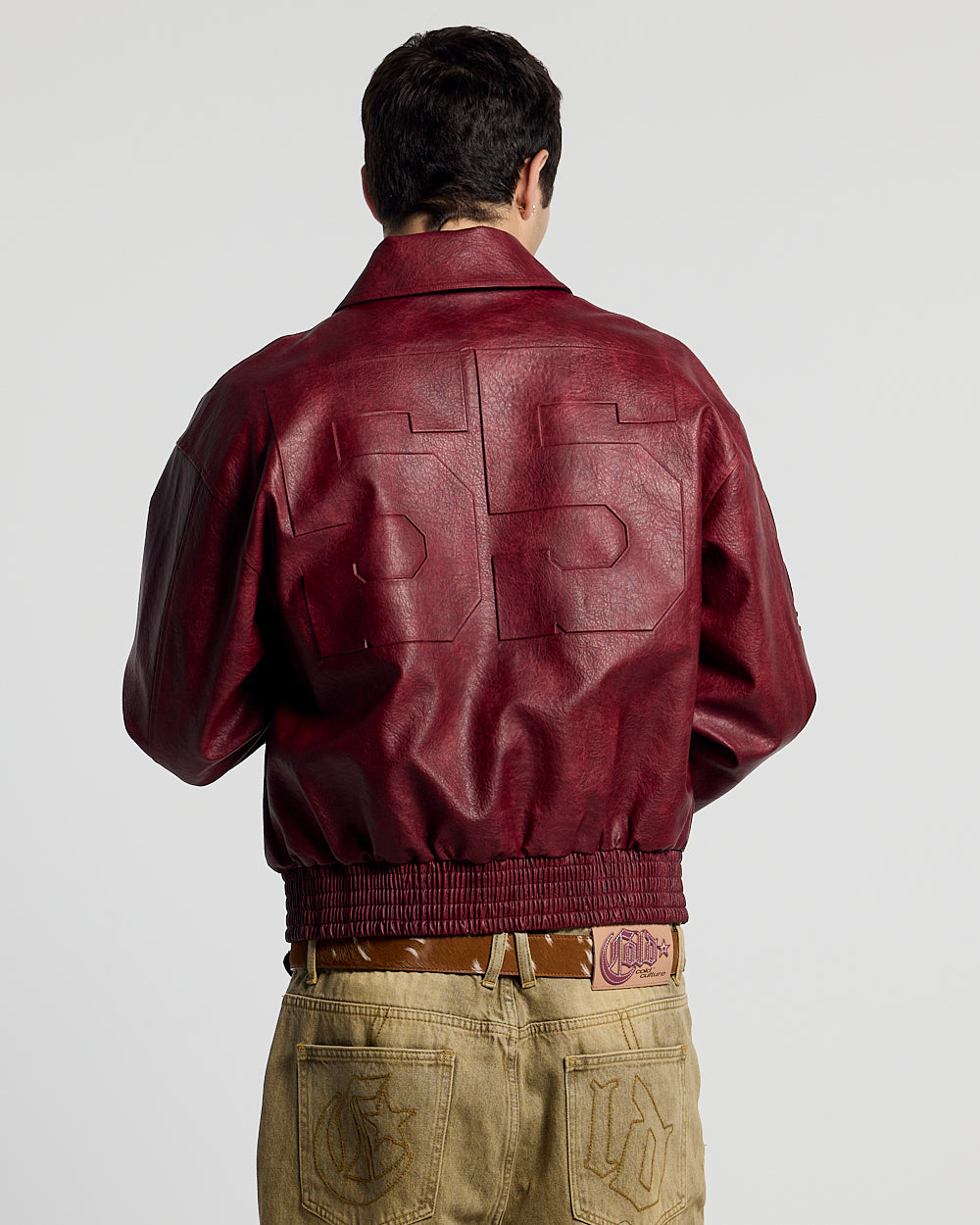 RACING LEATHER JACKET RED