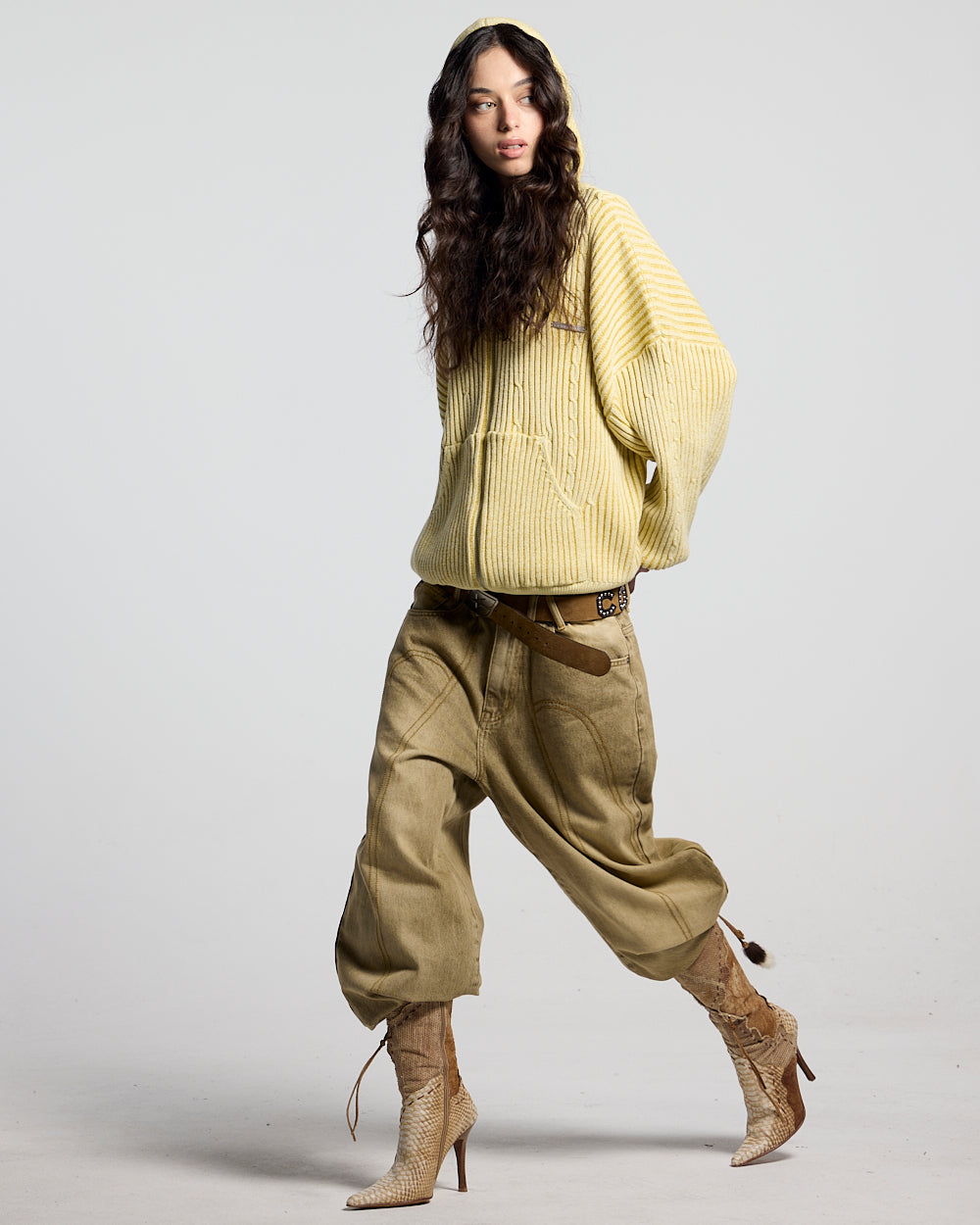 VIBE JUNCTION KNIT LIGHT YELLOW